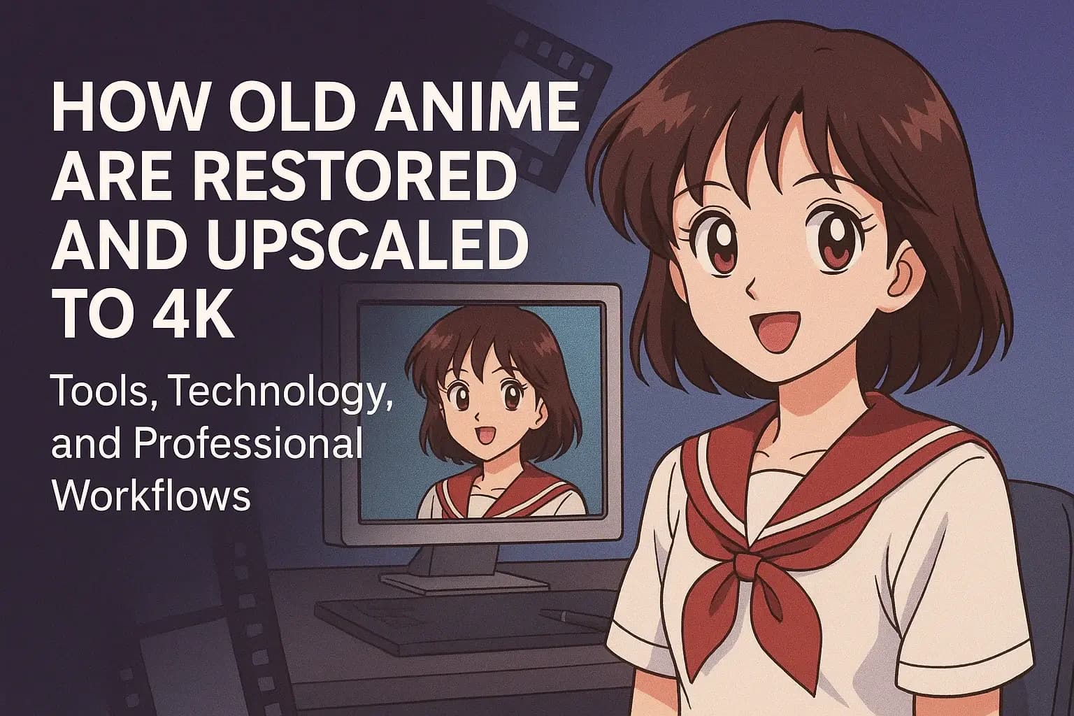 How Old Anime Are Restored and Upscaled to 4K: Tools, Technology, and Professional Workflows