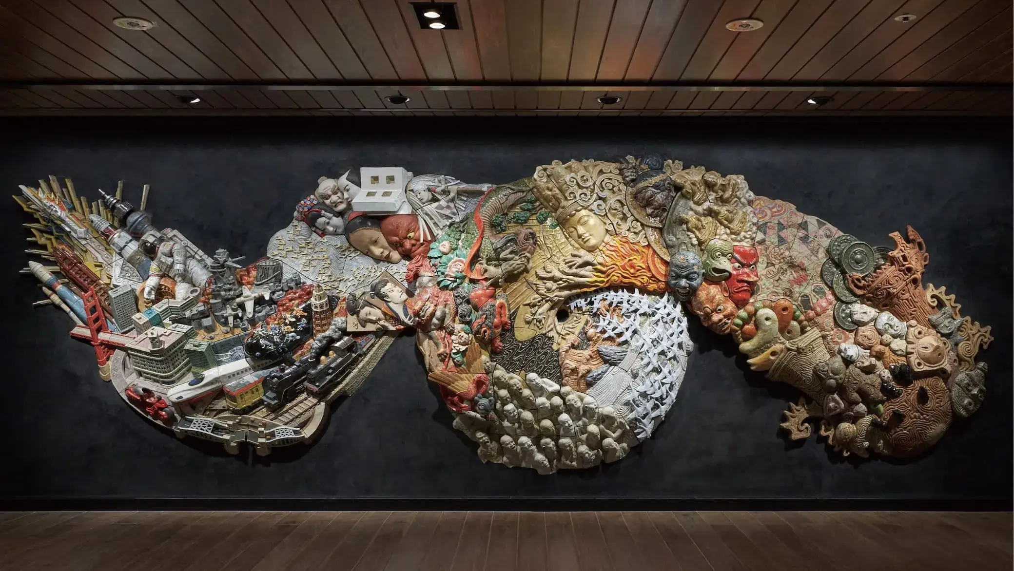 A Monumental Ceramic Relief Unveiled in Tokyo's Ginza Station by Katsuhiro Otomo