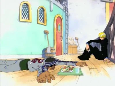 Unwelcome Customer! Sanji`s Food and Ghin`s Debt!
