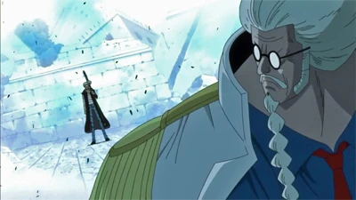 Men`s Pride! Luffy vs. Fujitora, Head-to-Head!