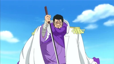 No Way Out! Admiral Fujitora`s Ruthless Pursuit!